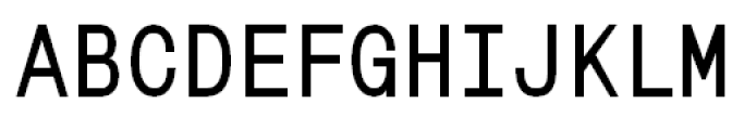 MonoCondensed Book Font UPPERCASE