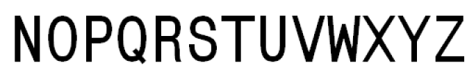 MonoCondensed Book Font UPPERCASE