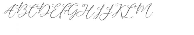 Modennta Script Font UPPERCASE