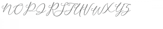 Modennta Script Font UPPERCASE