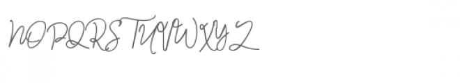 Monalisa Monoline Script Font UPPERCASE