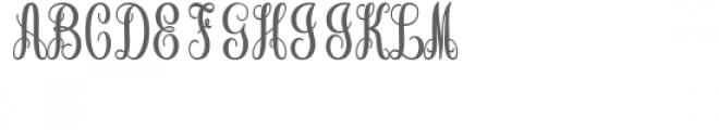 monogram basic script - compass Font LOWERCASE