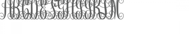 monogram basic script states Montana-W Regular Font UPPERCASE