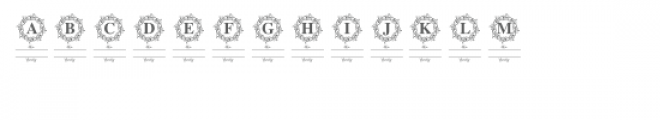 monogram family 10 font Font UPPERCASE