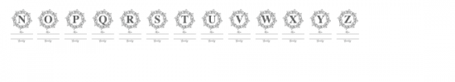 monogram family 10 font Font UPPERCASE