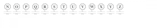 monogram family 14 font Font UPPERCASE