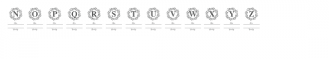 monogram family 15 font Font LOWERCASE
