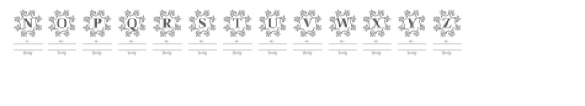 monogram family 16 font Font UPPERCASE