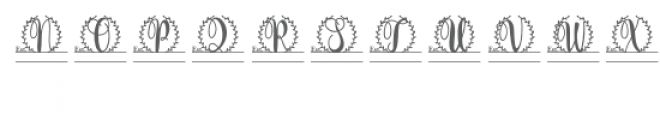 monogram family 2 font Font UPPERCASE