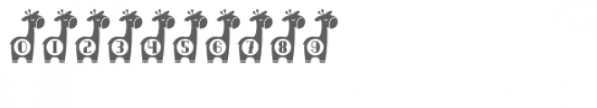 monogram giraffe font Font OTHER CHARS