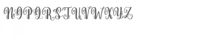 monogram script font Font LOWERCASE