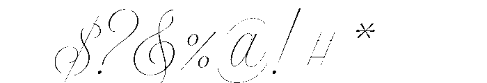Model Banner Font OTHER CHARS