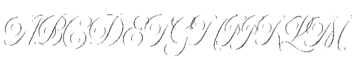 Model Font UPPERCASE