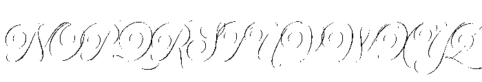 Model Font UPPERCASE