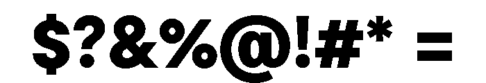 Moderat Black Font OTHER CHARS