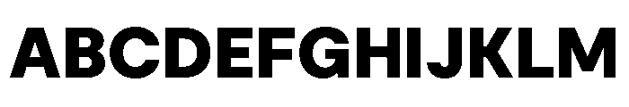 Moderat Black Font UPPERCASE