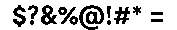 Moderat Bold Font OTHER CHARS