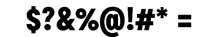 Moderat Condensed Black Font OTHER CHARS