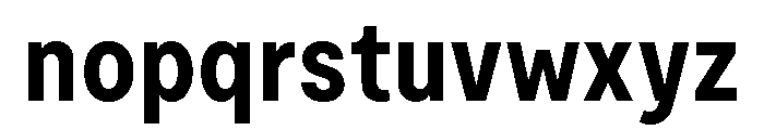 Moderat Condensed Bold Font LOWERCASE