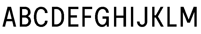 Moderat Condensed Book Font UPPERCASE