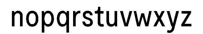 Moderat Condensed Book Font LOWERCASE