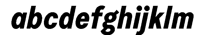 Moderat Condensed Extra Bold Italic FONT