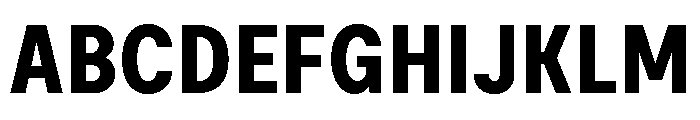 Moderat Condensed Extra Bold Font UPPERCASE