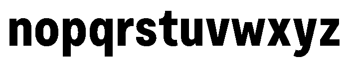 Moderat Condensed Extra Bold Font LOWERCASE