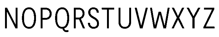 Moderat Condensed Light Font UPPERCASE