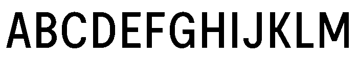 Moderat Condensed Medium Font UPPERCASE