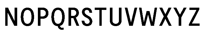 Moderat Condensed Medium Font UPPERCASE