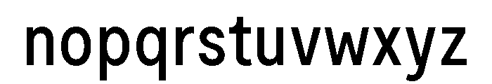 Moderat Condensed Medium Font LOWERCASE