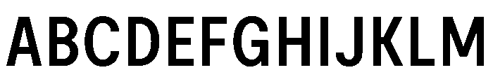 Moderat Condensed Semi Bold Font UPPERCASE