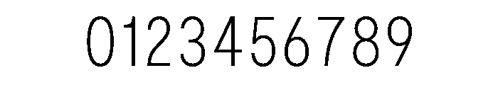 Moderat Condensed Thin Font OTHER CHARS
