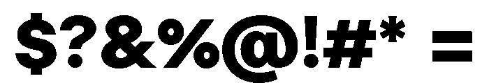 Moderat Extended Black Font OTHER CHARS