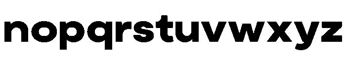 Moderat Extended Black Font LOWERCASE