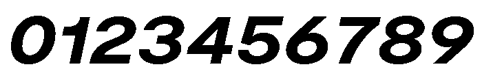 Moderat Extended Bold Italic Font OTHER CHARS