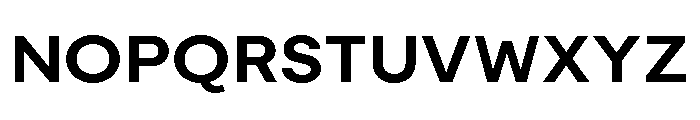 Moderat Extended Bold Font UPPERCASE