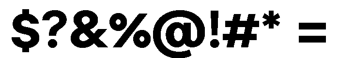 Moderat Extended Extra Bold Font OTHER CHARS