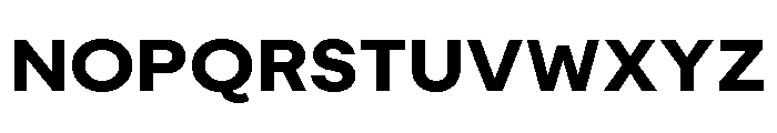 Moderat Extended Extra Bold Font UPPERCASE