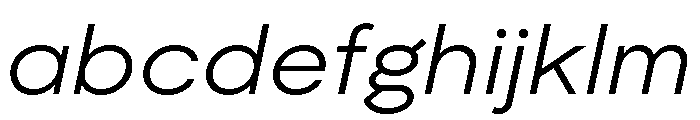 Moderat Extended Light Italic FONT
