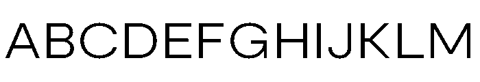 Moderat Extended Light Font UPPERCASE