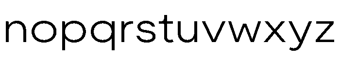 Moderat Extended Light Font LOWERCASE