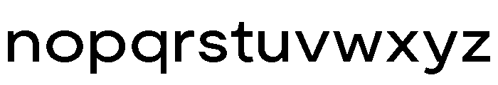 Moderat Extended Medium Font LOWERCASE
