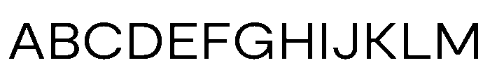 Moderat Extended Regular Font UPPERCASE
