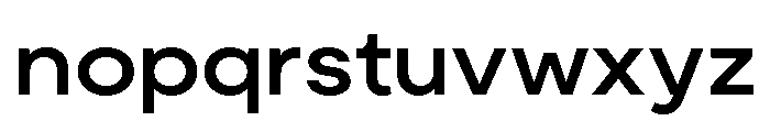 Moderat Extended Semi Bold Font LOWERCASE