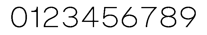 Moderat Extended Thin Font OTHER CHARS