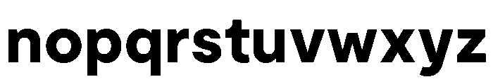 Moderat Extra Bold Font LOWERCASE