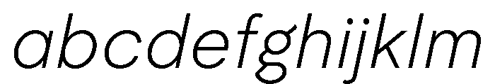 Moderat Extra Light Italic FONT