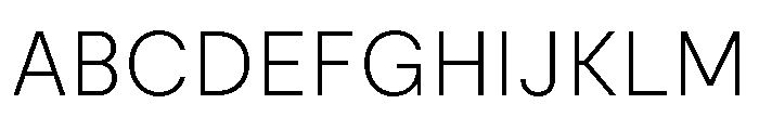 Moderat Extra Light Font UPPERCASE